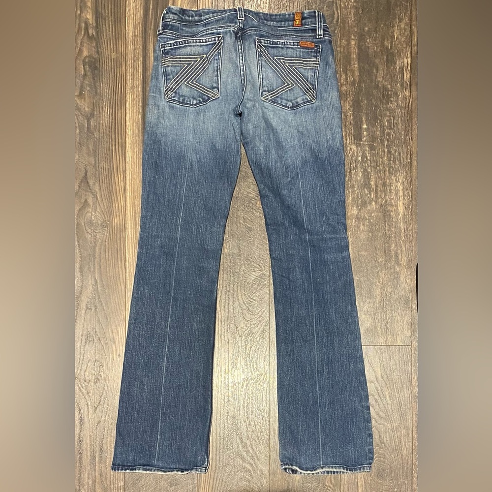Seven For All Mankind Low Rise Boot Cut Jeans -Sz 28